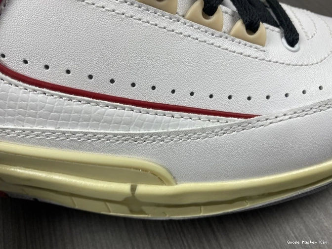 Off-White White Retro Jordan DJ4375-106 Red SP Low 2 0723